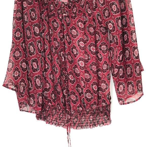 Wet Seal Sheer Overlay Sheer Shirt - Picture 2 of 3